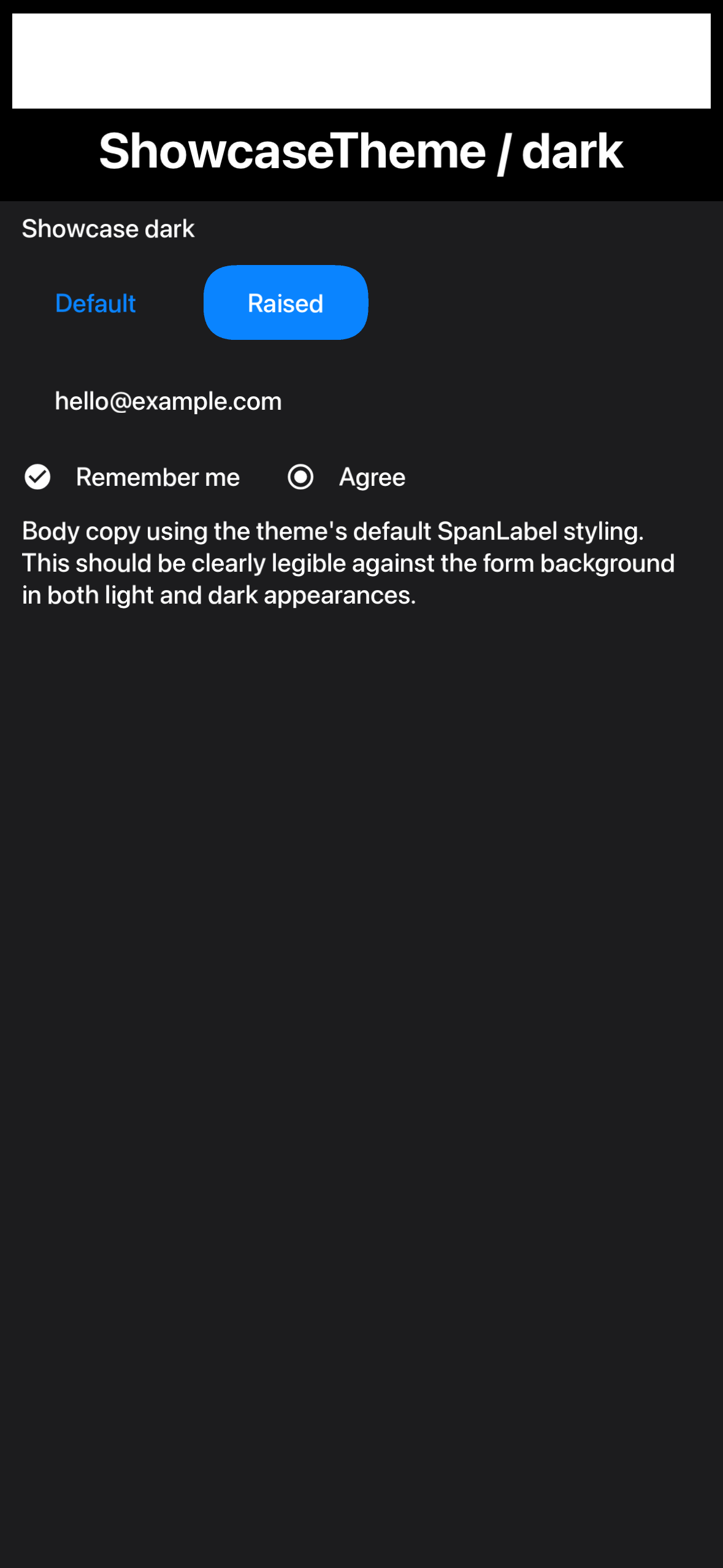 Metal showcase, dark
